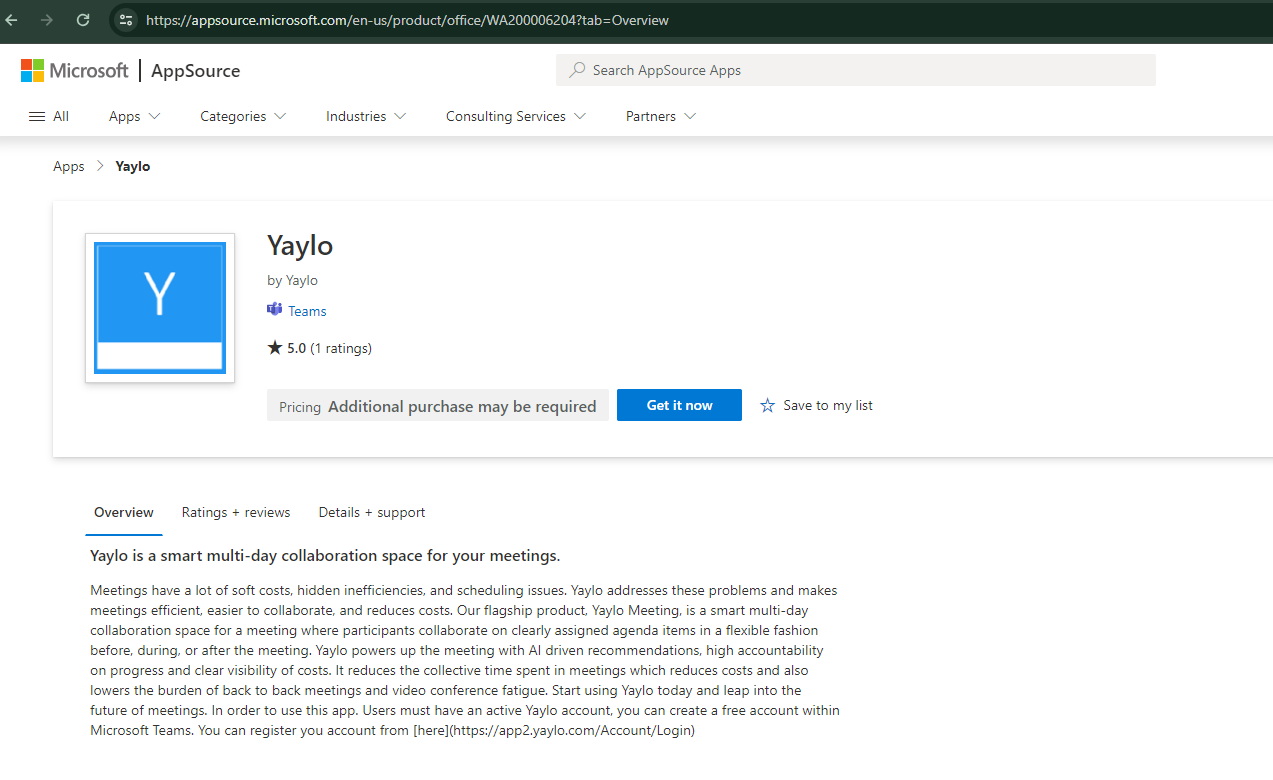 Yaylo with Microsoft Teams